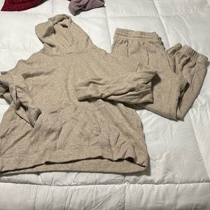 💜5 for $20 Hoodie and Sweat set- khaki - SO SOFT
